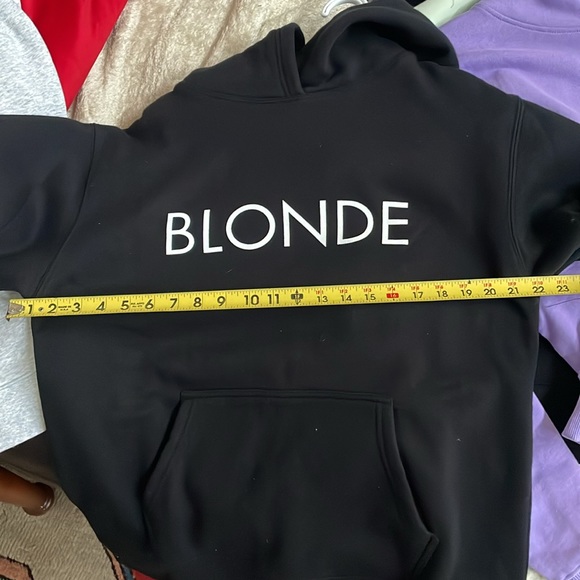 Brunette the Label Hoodie BLONDE SZ M/L BLONDE NWT🖤🖤 - Picture 4 of 4